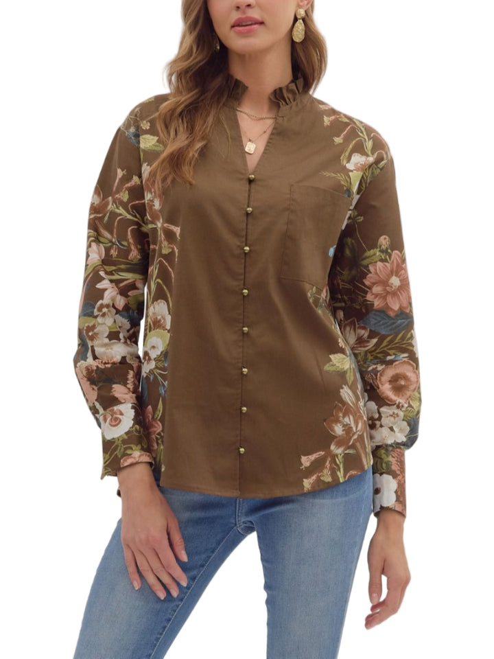 Serenity Floral Top