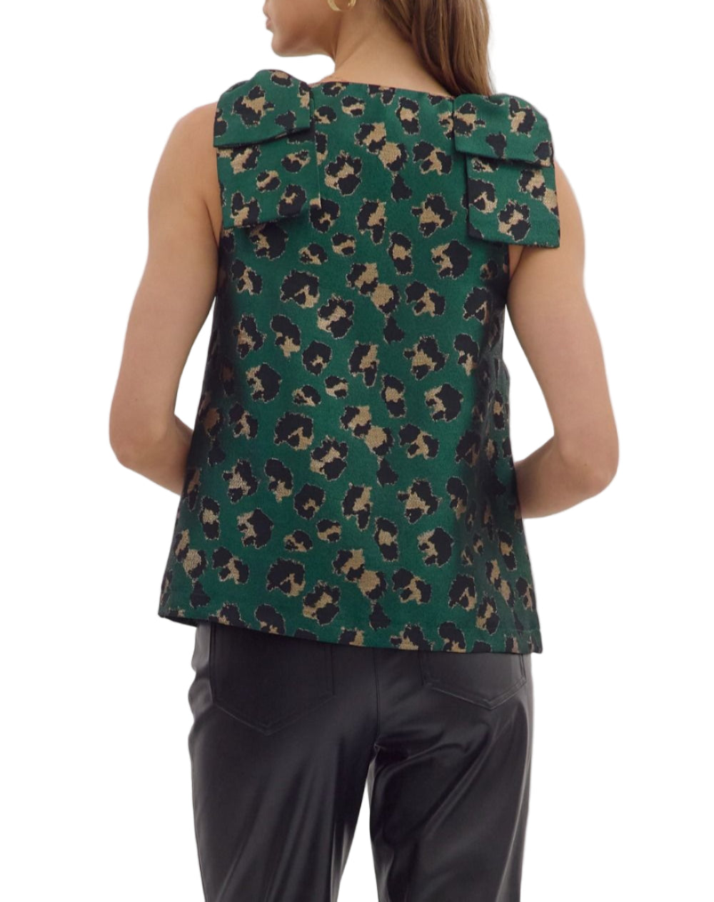 Gracie Leopard Sleeveless Top