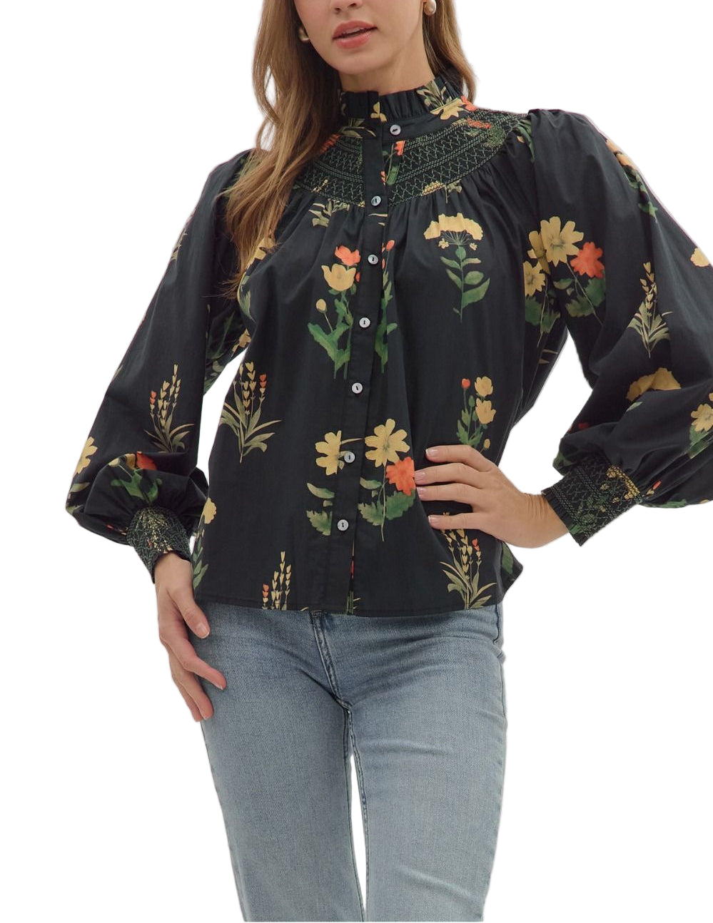 Darling Floral Long Sleeve top