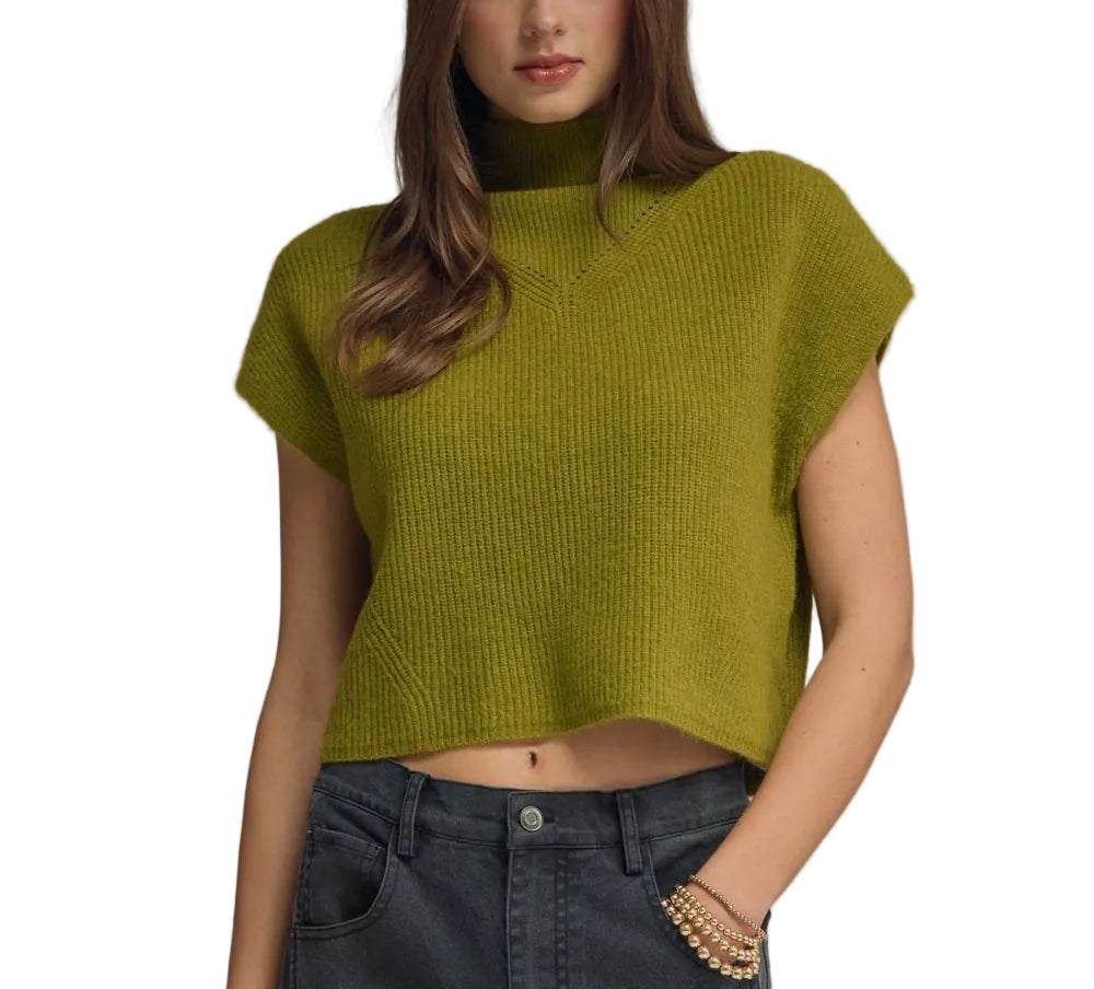 Effortless elegance meets everyday comfort in the Meredith Cap Sleeve Sweater. This versatile piece features charming cap sleeves that frame the shoulders beautifully, while the short sleeve length keeps you cool without sacrificing warmth. Perfect for layering or wearing solo, it transitions seamlessly from office to weekend. The classic silhouette pairs with everything in your wardrobe, making it an essential addition to any closet.