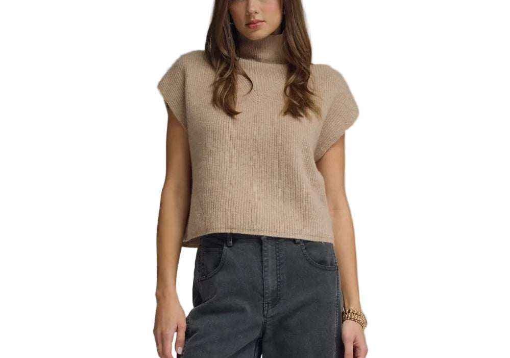 Effortless elegance meets everyday comfort in the Meredith Cap Sleeve Sweater. This versatile piece features charming cap sleeves that frame the shoulders beautifully, while the short sleeve length keeps you cool without sacrificing warmth. Perfect for layering or wearing solo, it transitions seamlessly from office to weekend. The classic silhouette pairs with everything in your wardrobe, making it an essential addition to any closet.