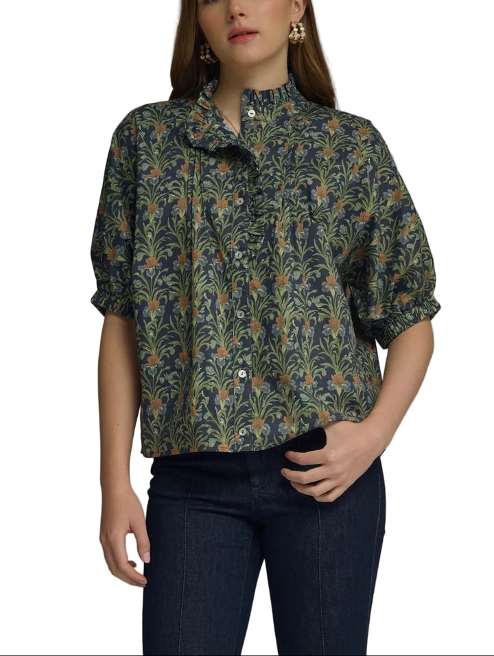 Effortless style meets vibrant charm with the Mia Short Sleeve Floral Print Top. This lightweight piece features a beautiful floral design that brings color and personality to any wardrobe. Perfect for warm weather, casual outings, or layering with your favorite pieces. The relaxed fit ensures all-day comfort while the short sleeves keep you cool and fresh. A versatile essential that transitions seamlessly from day to night.