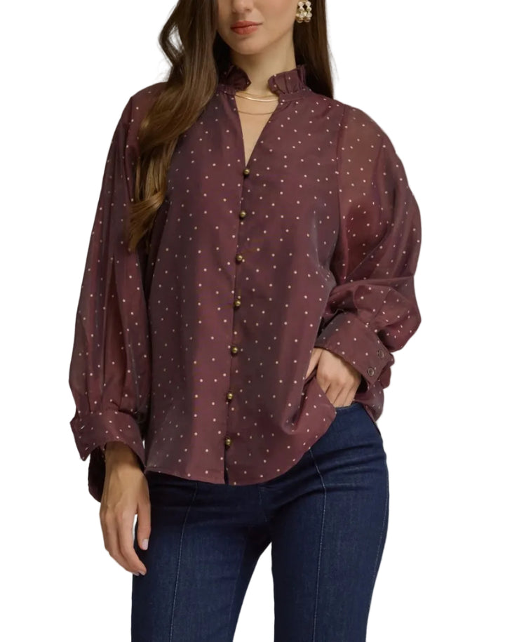 Mia Polka Dot Top