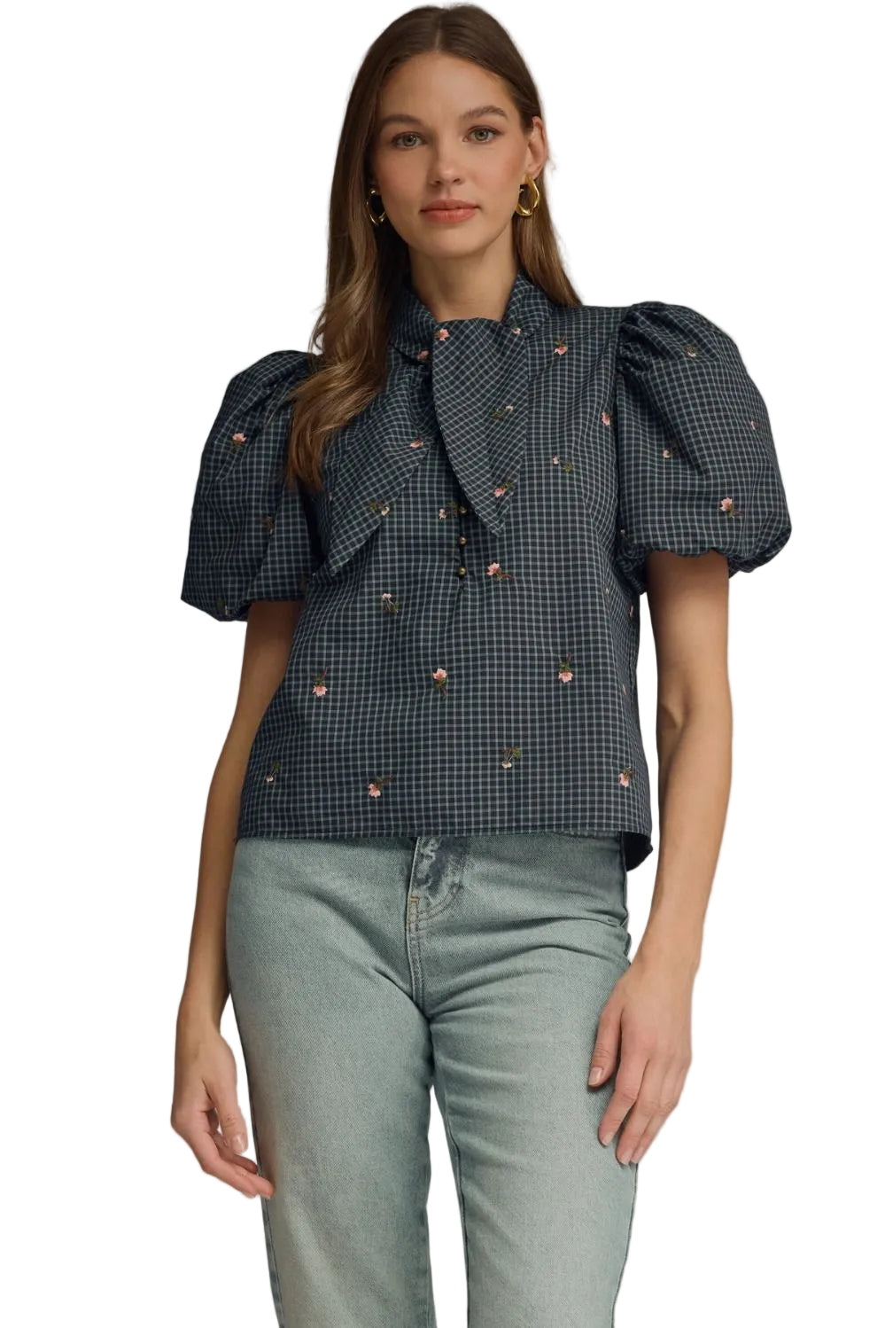 Effortless elegance meets playful style with this charming short sleeve top. The vibrant floral print brings a fresh, feminine touch to your everyday wardrobe, while the self-tie neck scarf adds a sophisticated detail you can adjust to suit your mood. Perfect for casual outings, weekend brunches, or layering under your favorite jacket. Lightweight and comfortable, this versatile piece transitions seamlessly from season to season.