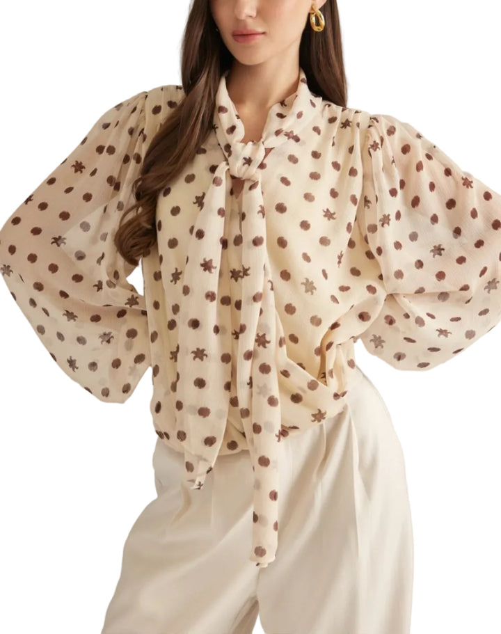 Laura Bubble Hem Top