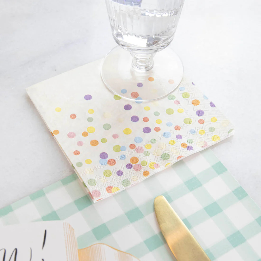 Celebration Napkins by Hester and Cook