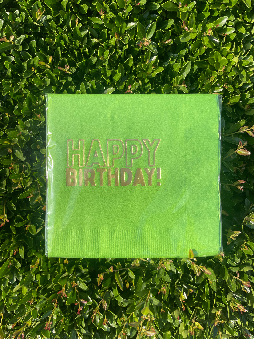 Happy Birthday Napkins by Pickering Boxwood
