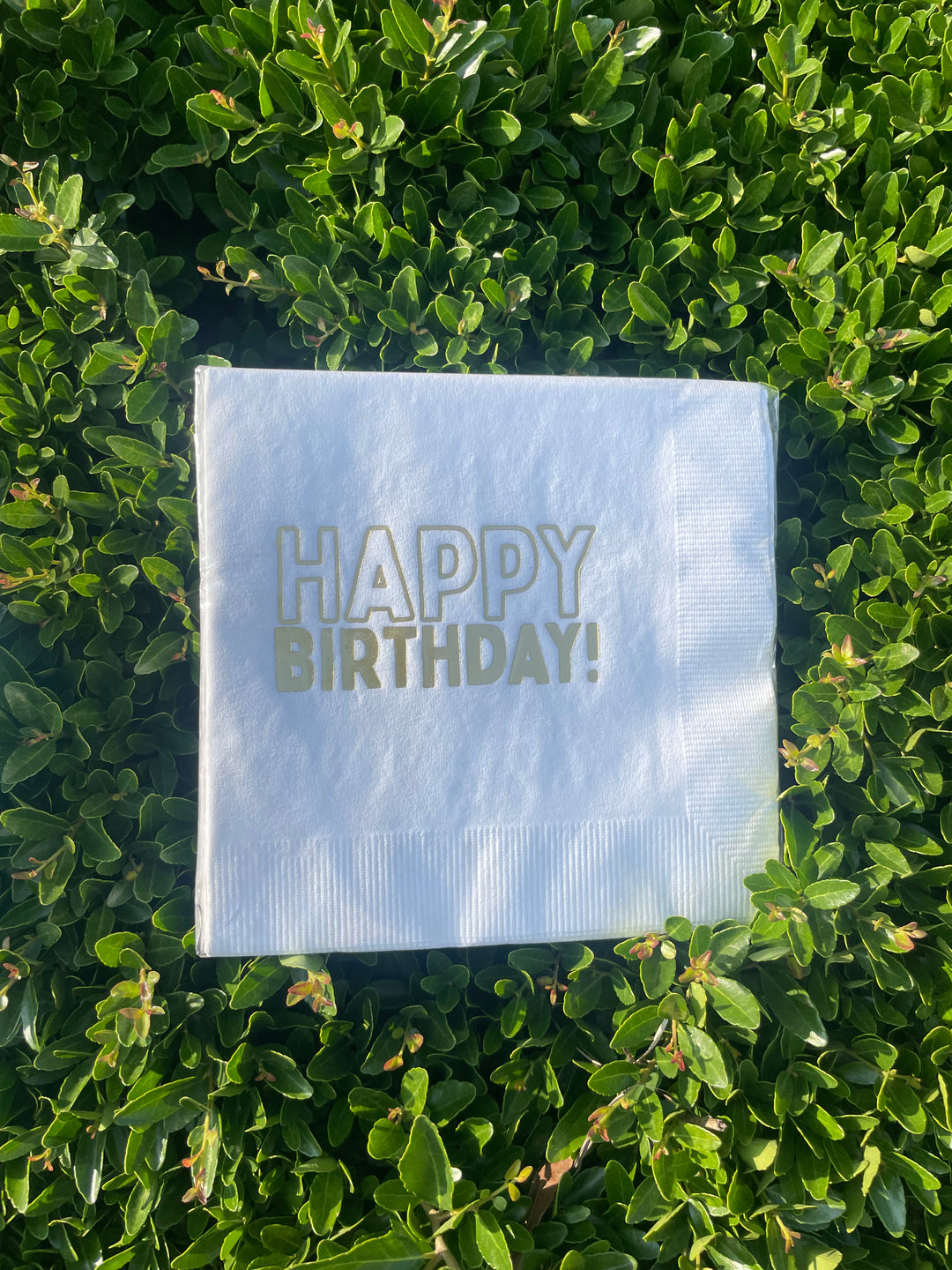 Happy Birthday Napkins by Pickering Boxwood