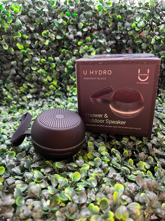 Black U Hydro Shower/Outdoor Speaker