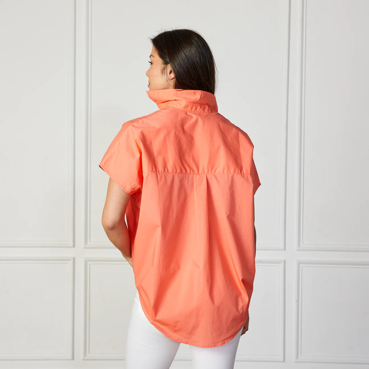 Kelly Top(Tangerine) by Caryn Lawn