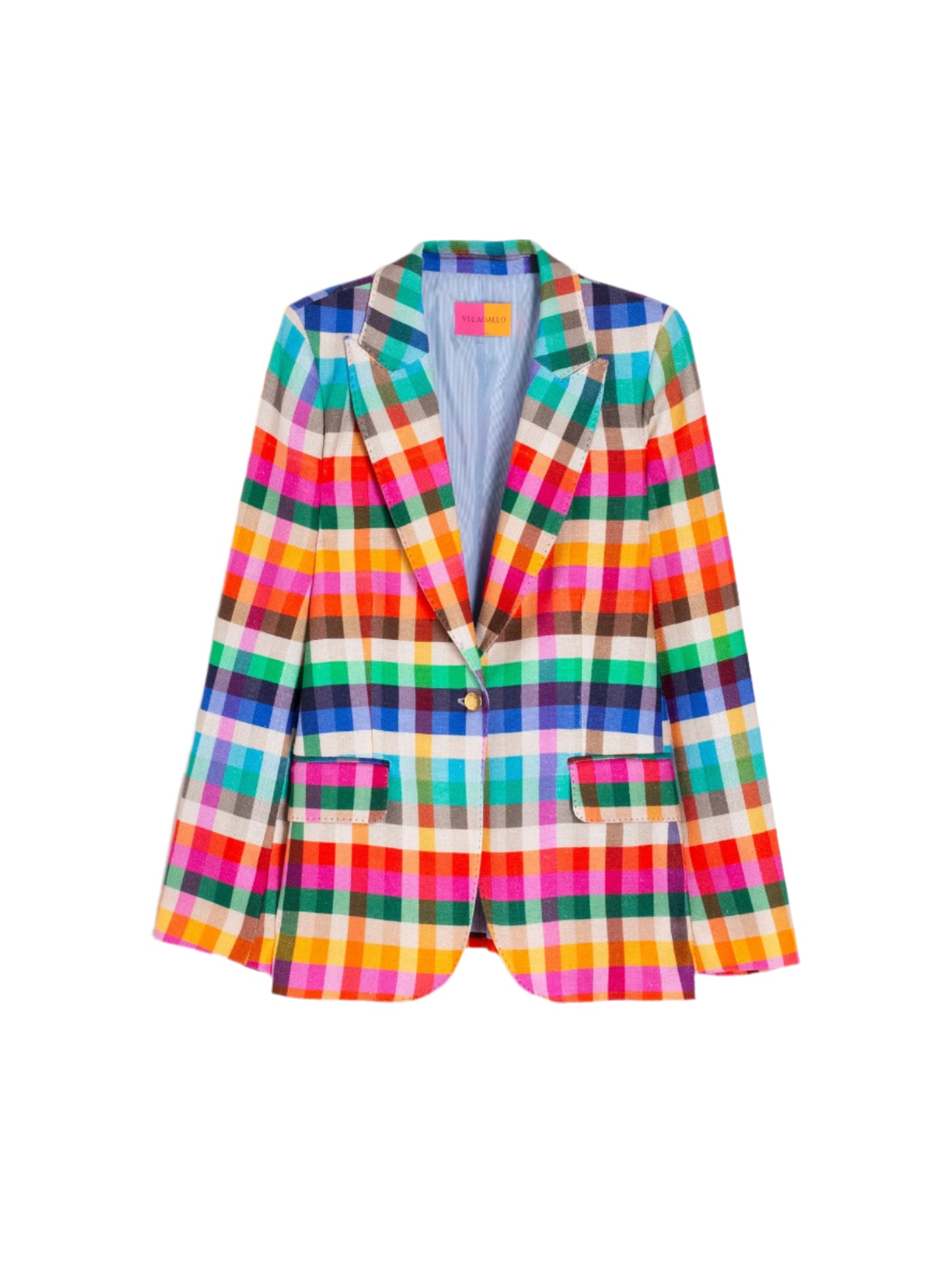 Heather Jacket in Vichy Multicolor by Vilagallo