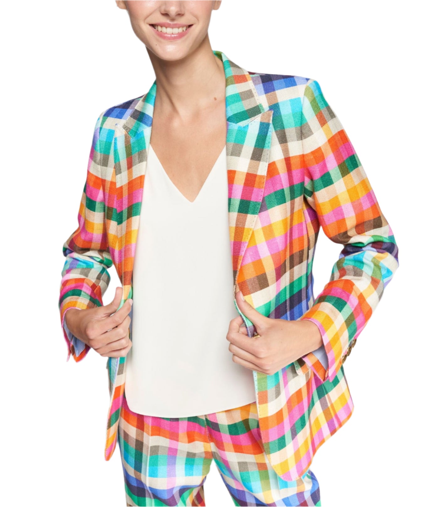 Heather Jacket in Vichy Multicolor by Vilagallo