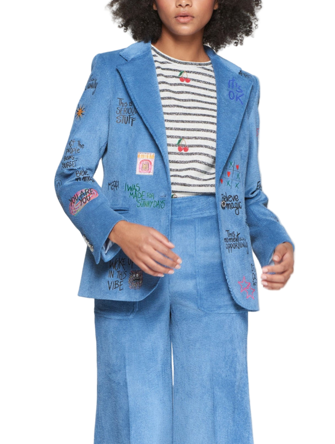 Helen Graffiti Azulado Jacket by Vilagallo