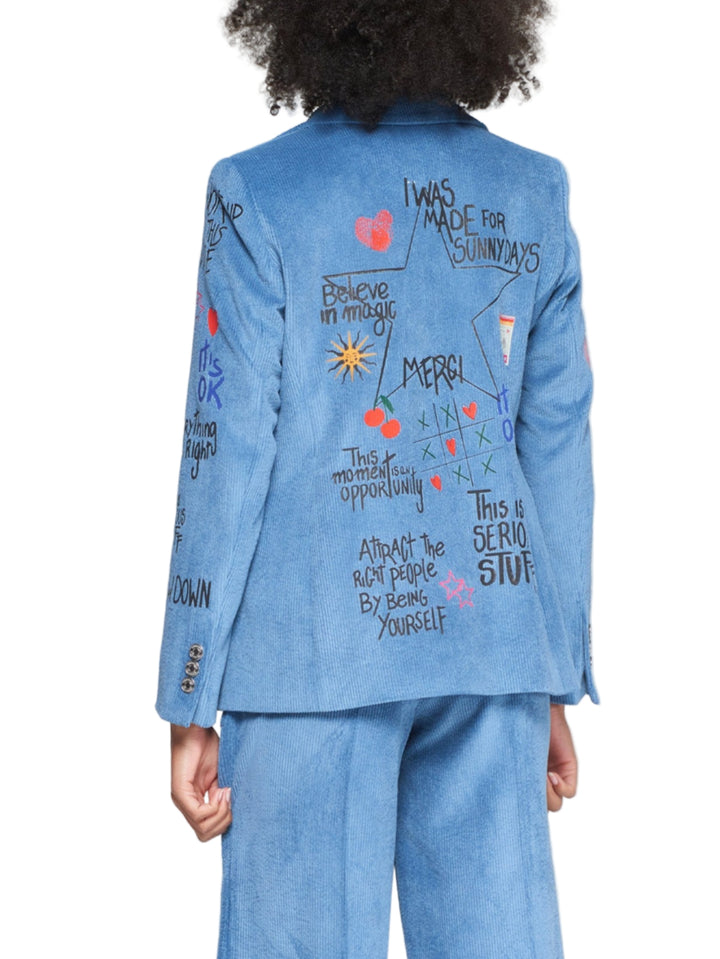 Helen Graffiti Azulado Jacket by Vilagallo