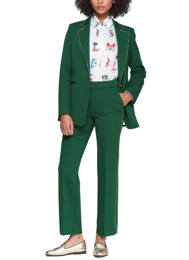 Rock Punto Roma Verde Jacket by Vilagallo