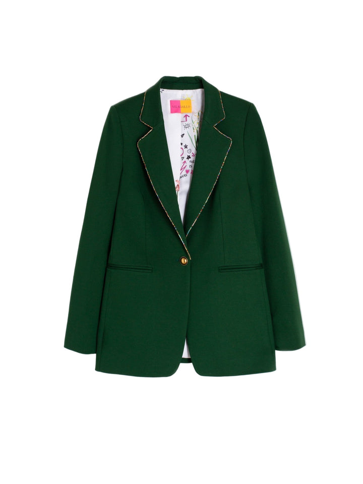 Rock Punto Roma Verde Jacket by Vilagallo