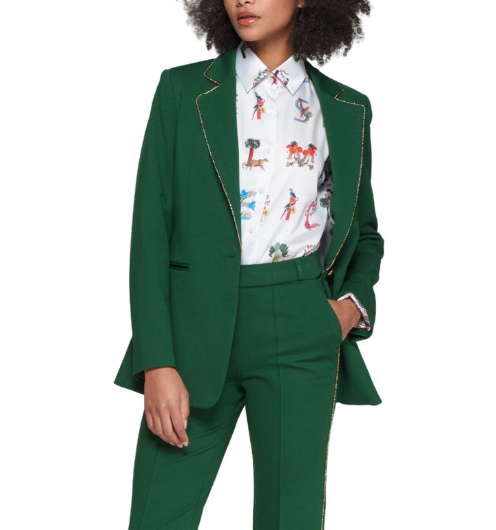Rock Punto Roma Verde Jacket by Vilagallo