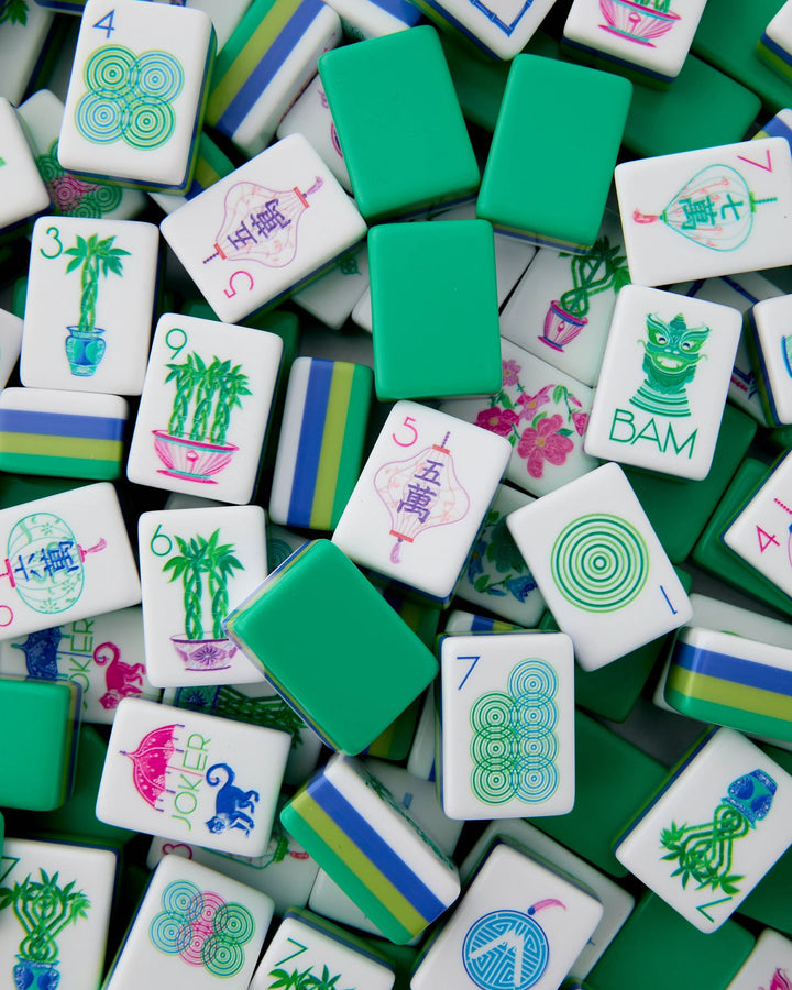 Jasmine Mahjong Tiles by Oh my Mahjong