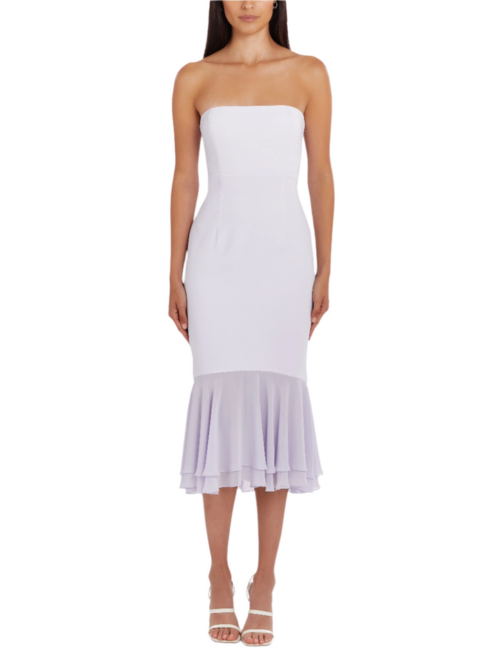 Jackie Dress in Feather by Amanda Uprichard