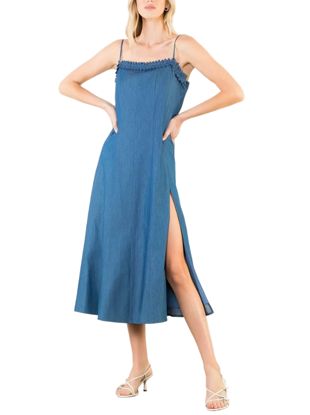 Remi Denim Midi Dress