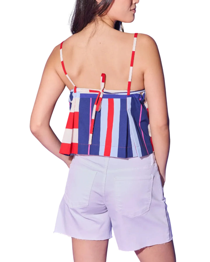 The Reed Top brings the bold stripe mix to a breezy camisole silhouette that&