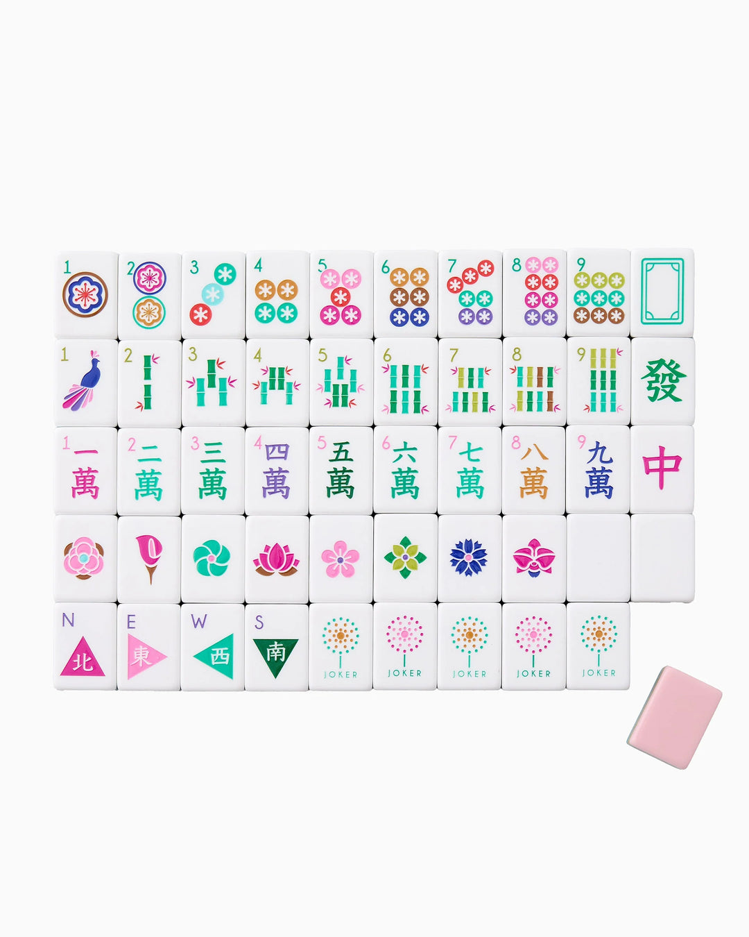 La Fete Mahjong Tiles by Oh my Mahjong