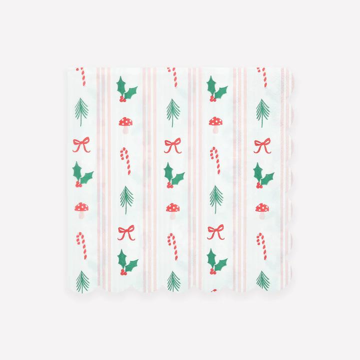 Festive Icon Stripe Tableware