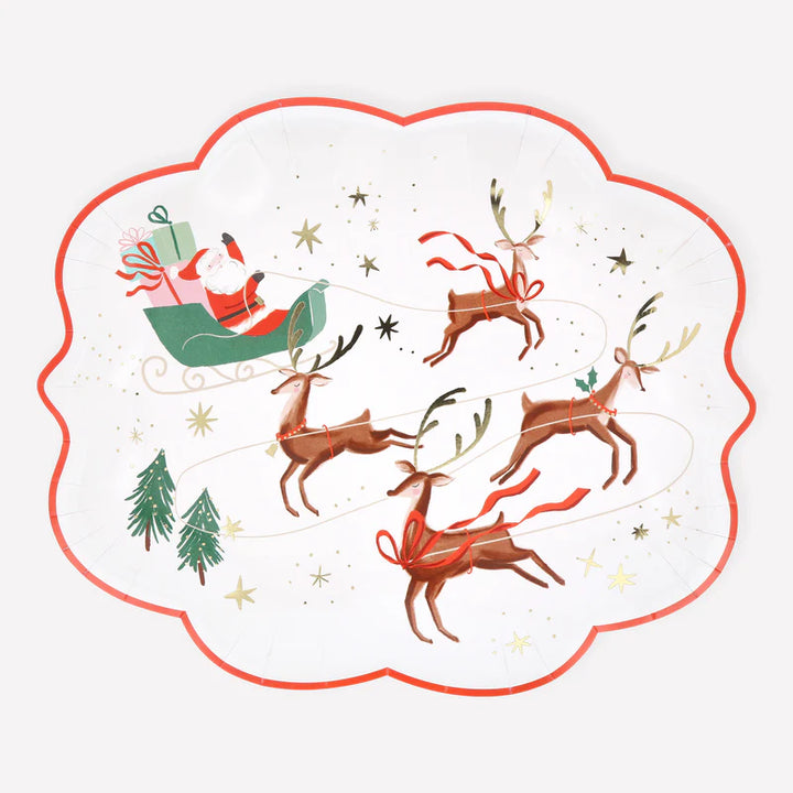 Santa, Sleigh & Reindeer Tableware