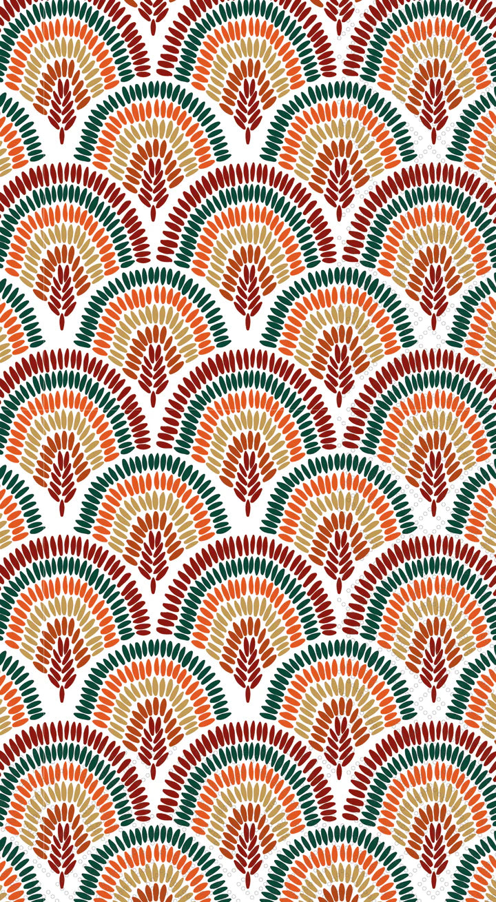 Fall Rainbow Napkins