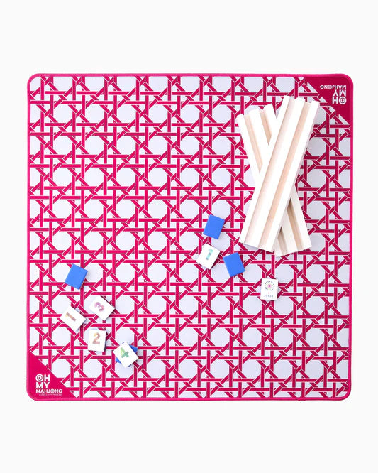 Fresh, vibrant, and effortlessly cool, the Green Mini Cane Mat (smaller than our standard size) delivers a lively pop of color paired with a clean, classic pattern. The caning-inspired design adds subtle texture, making it a perfect everyday mat that feels both simple and elevated.

Whether you're playing at home or on the go, this mini mat offers the flexibility to use it across a variety of games with ease.