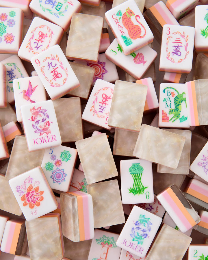Pearlescent Mahjong Tiles by Oh my Mahjong