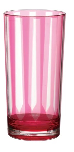 20oz Striped Acrylic Drinking Glass