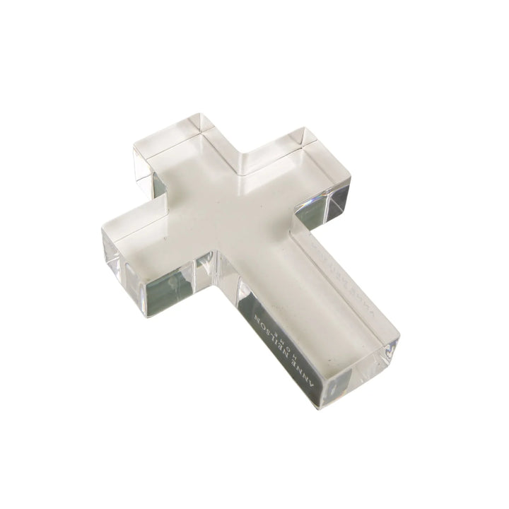 Anne Neilson Small Acrylic Cross Weight