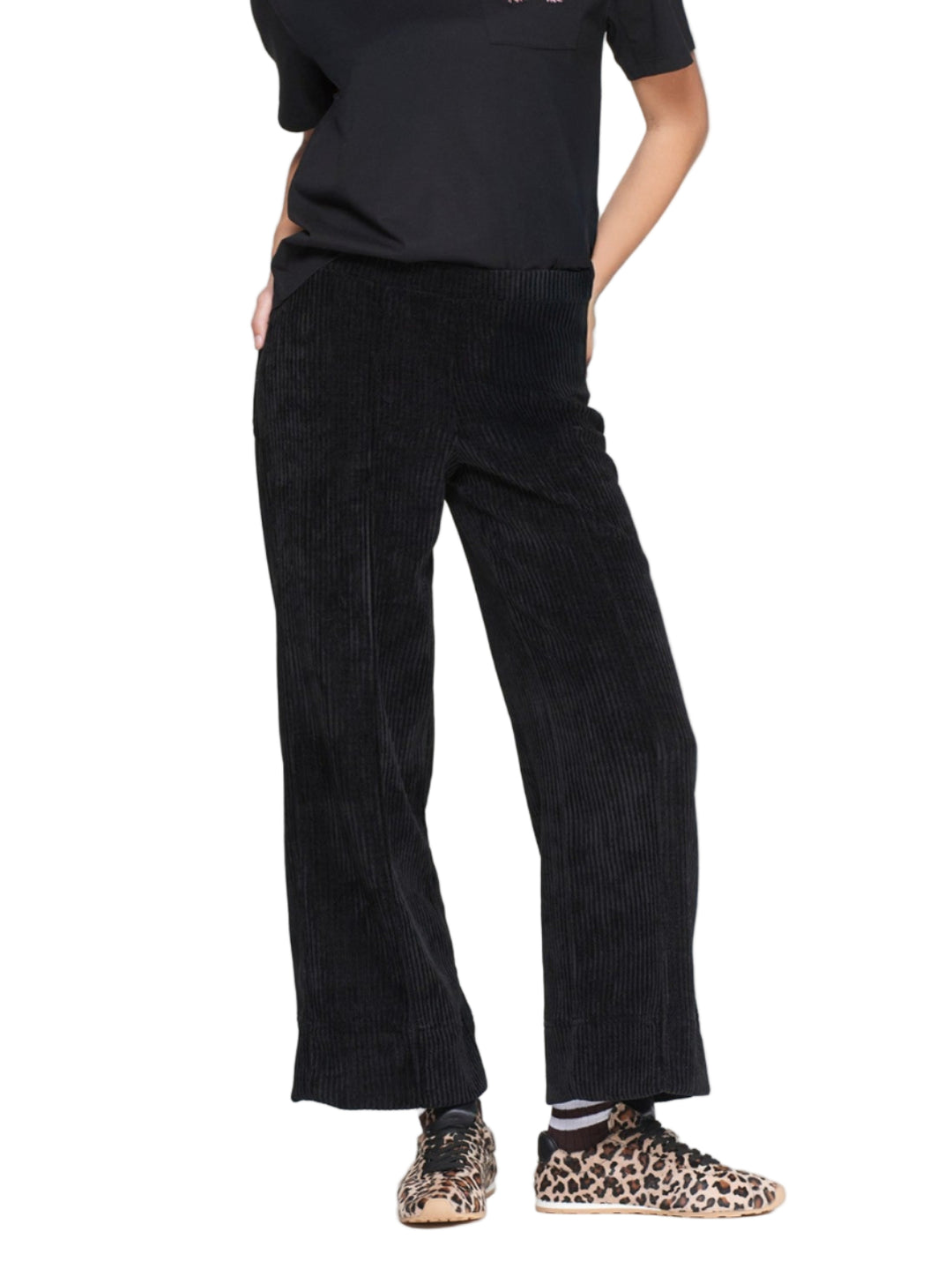 Beige Corduroy Straight Leg Trouser by Vilagallo