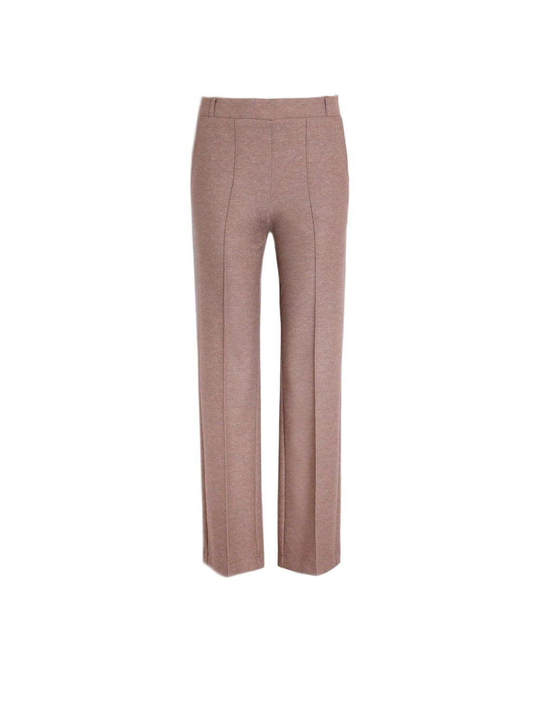 Carla Punto Diagonal Beige Trouser by Vilagallo