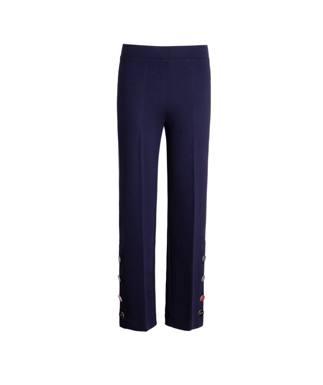 Mikaela Bee Button Trouser in Navy by Vilagallo