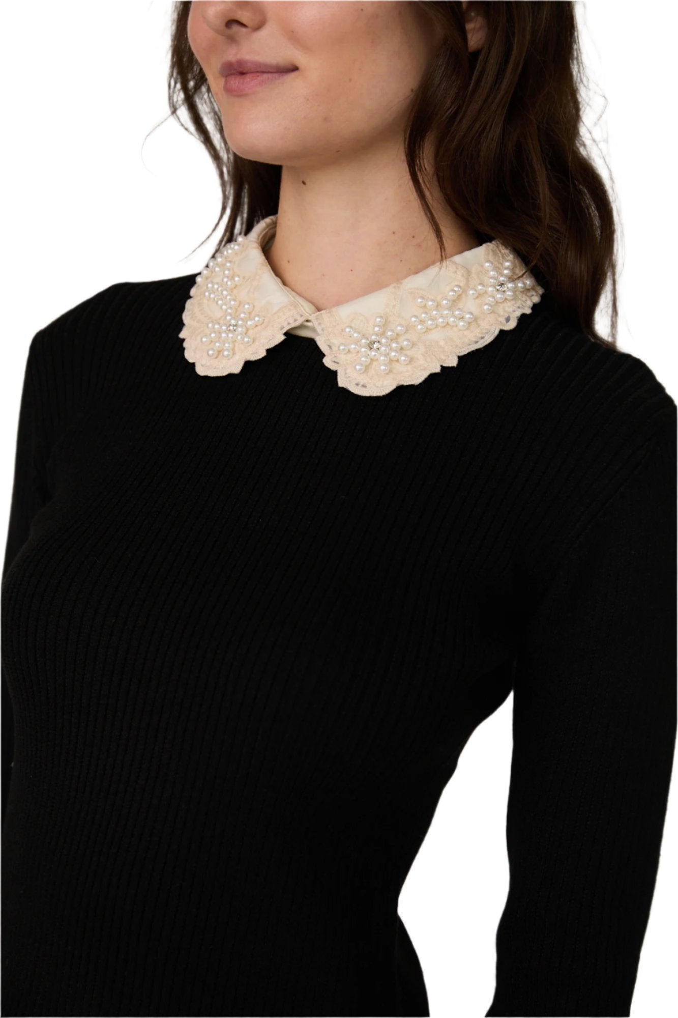 Mozza Embellished Knit Top