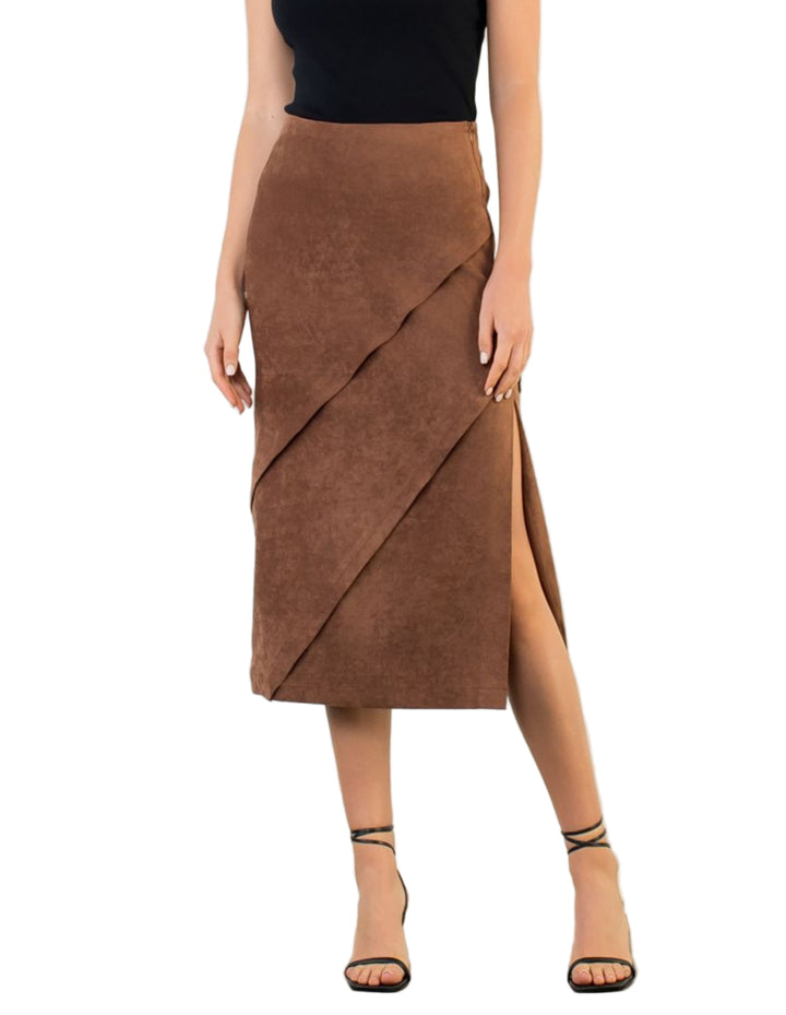 Naomi Suede Skirt