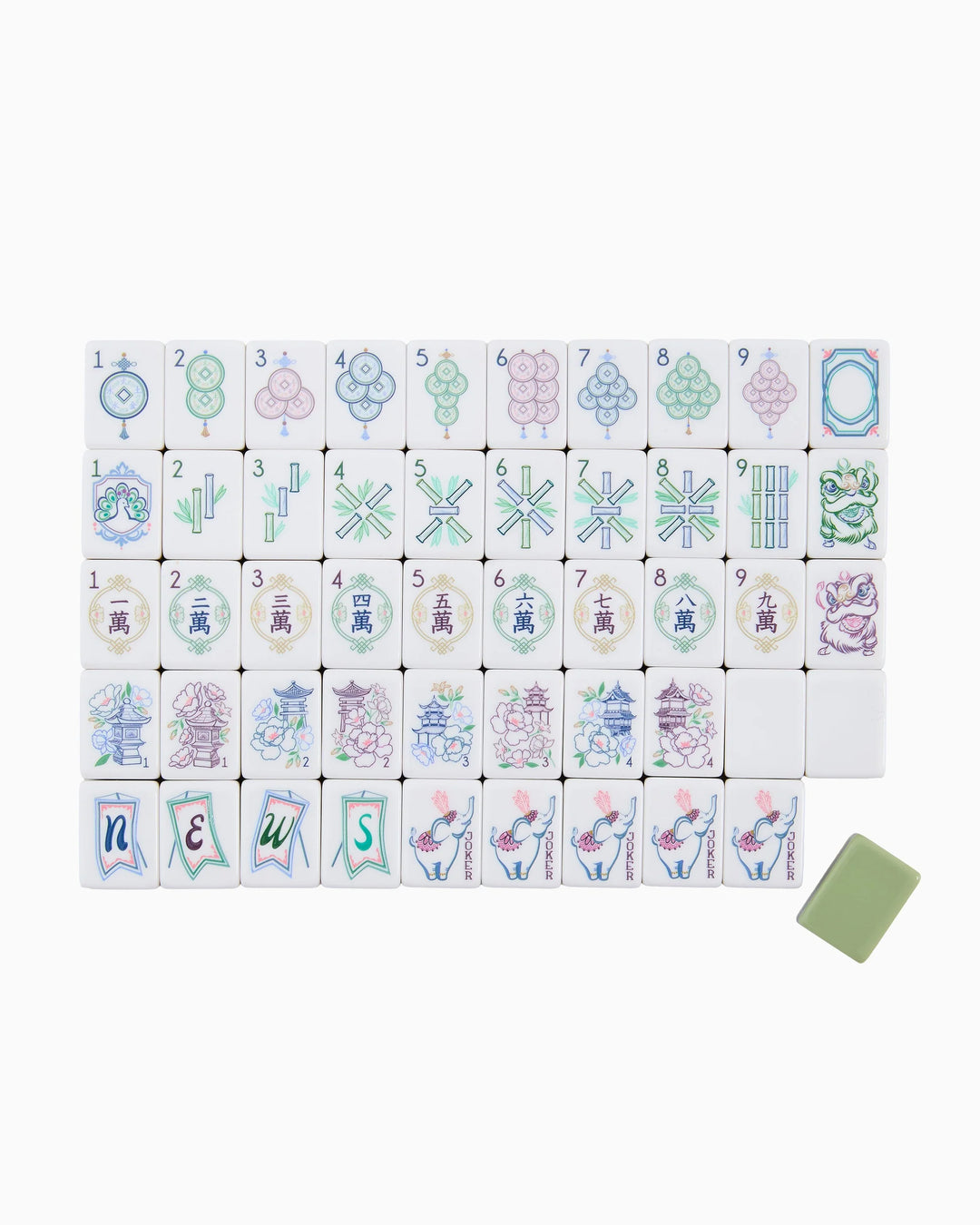 Willow Oh My Mahjong Tiles