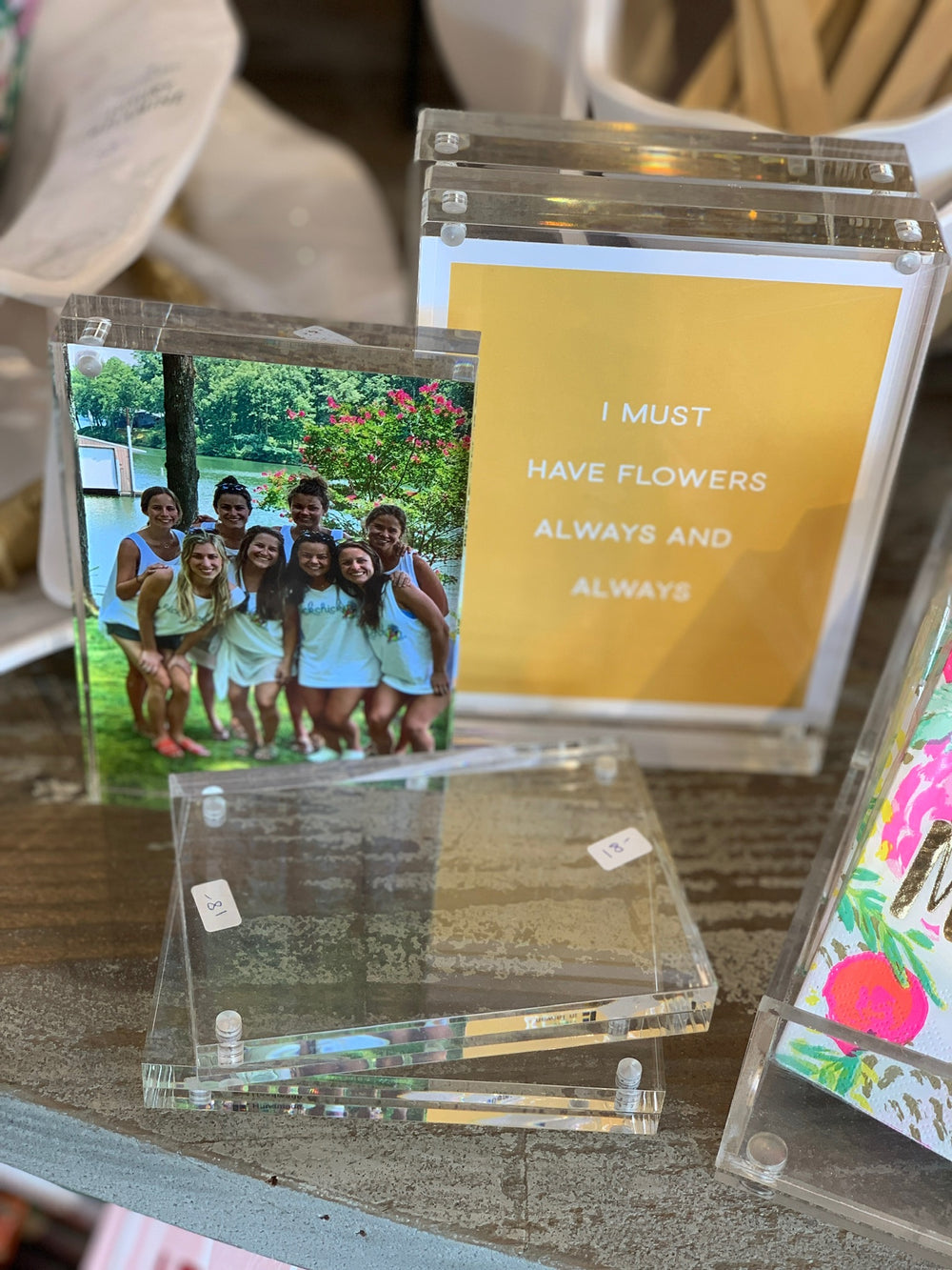 Acrylic Magnetic Picture Frames - Pickering Boxwood
