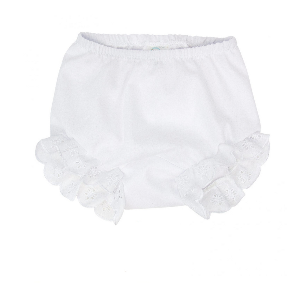 white batiste diaper cover