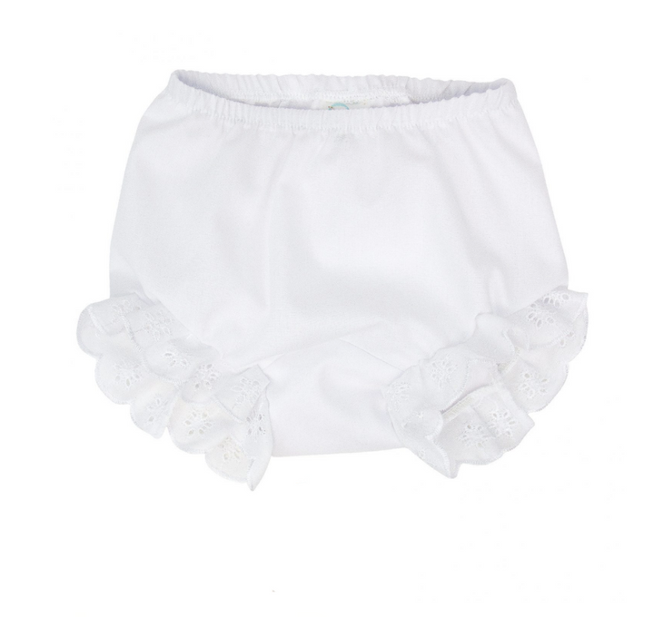 white batiste diaper cover