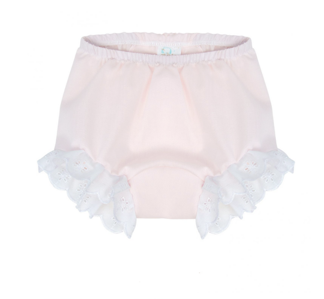 pink batiste diaper cover