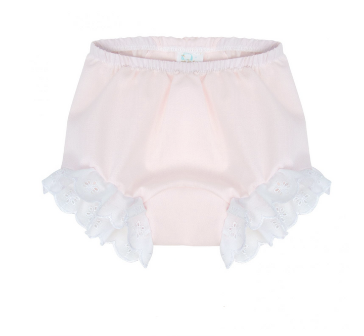 pink batiste diaper cover