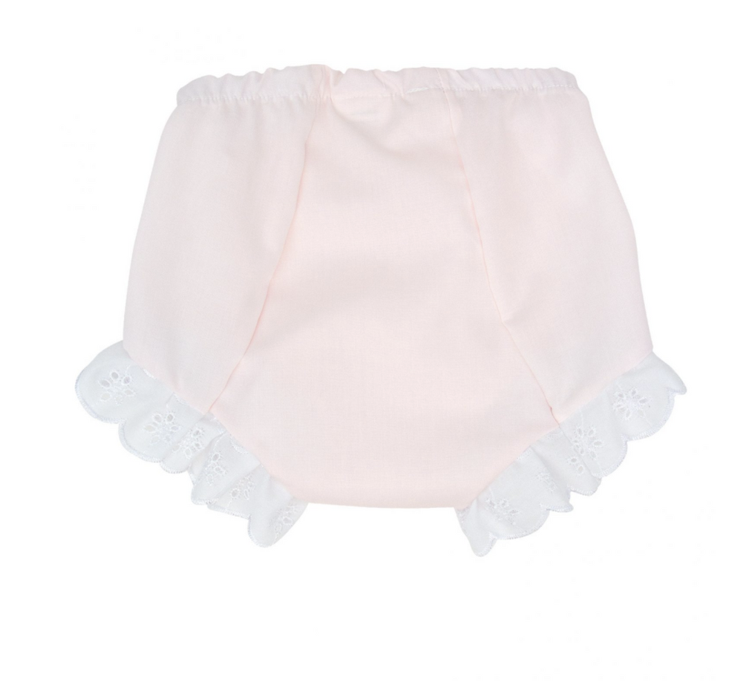 pink batiste diaper cover