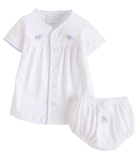 Pinpoint Layette Knit Sheep Set