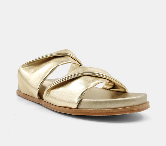 Shu Shop Cayena Gold Sandal