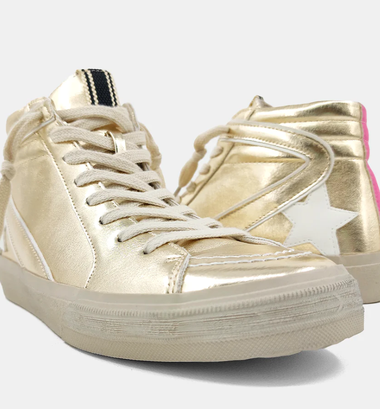 Roxanne Gold Sneaker by Shu Shop