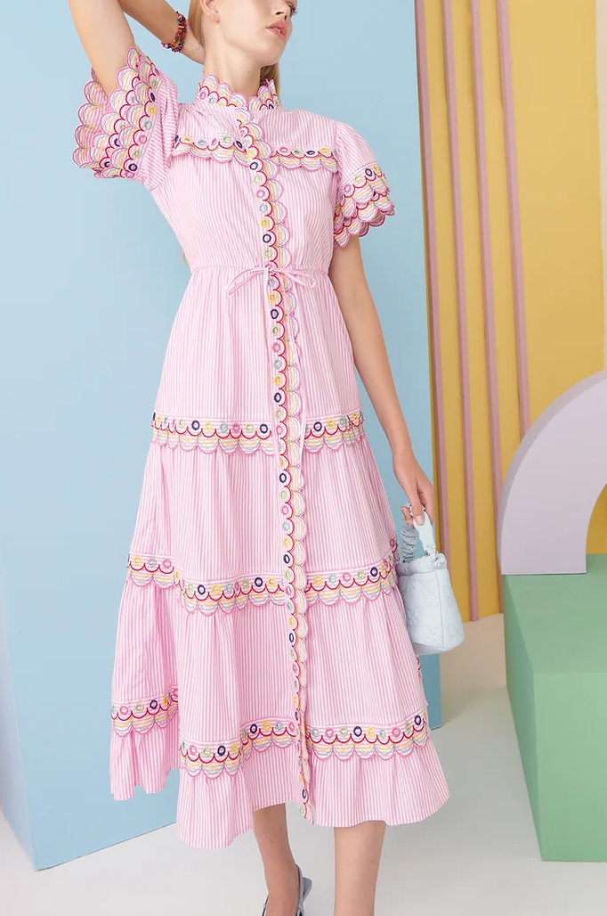 Pink Anchor Dress by Celia B
